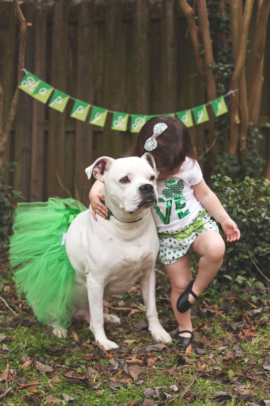 Green Dog Tutu Skirt