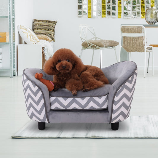 PawHut Pet Soft Warm Sofa Elevated Dog Puppy Sleeping Bed